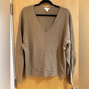 Tan Oversized Sweater